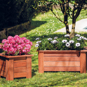 Jardinera CLASSIC | SEAKIT Jardineras maceteros madera tropical jardín  terraza